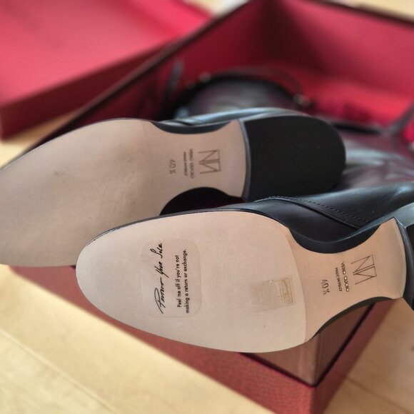 Tamara Mellon Nagoya Black Combat Boots Sz 40.5 - Picture 10 of 10